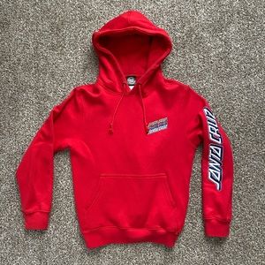 Santa Cruz Red Hoodie. Size M.